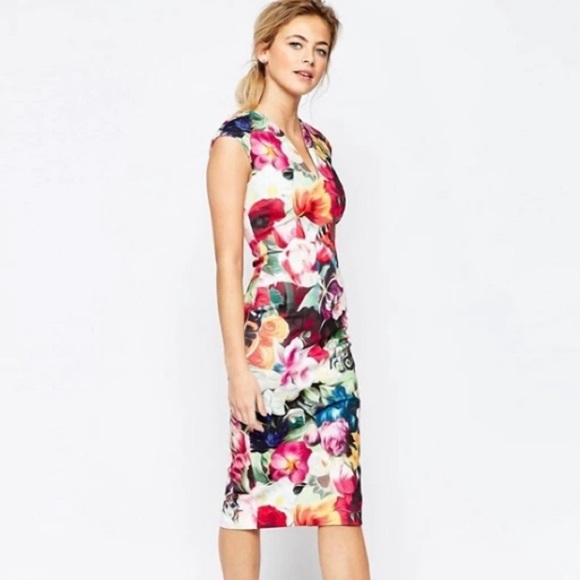 Ted Baker Dresses & Skirts - Ted Baker Odeela Floral Swirl Print Dress - Size TB2/US2!